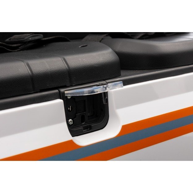 Dvivietis elektrinis visureigis vaikams Champion Pick-Up, baltas