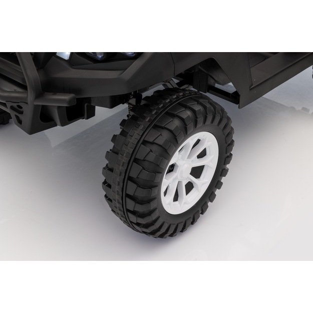 Dvivietis elektrinis visureigis vaikams Champion Pick-Up, baltas