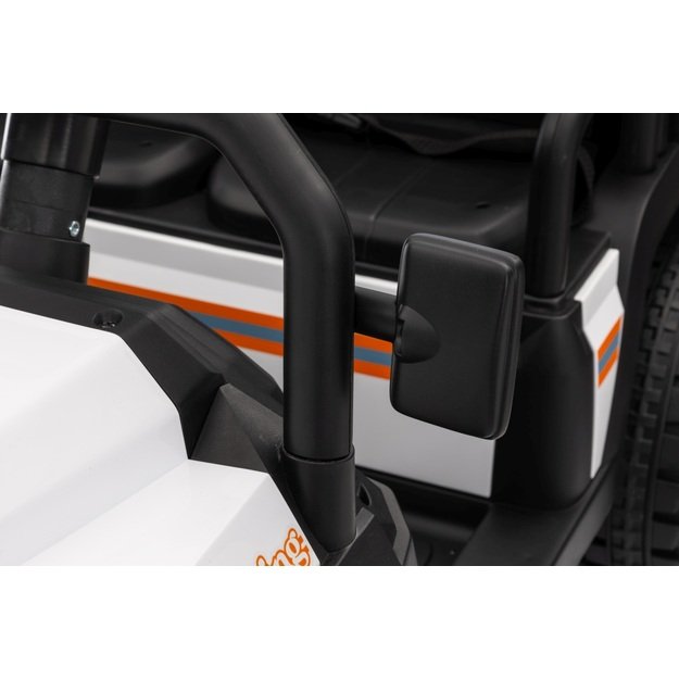 Dvivietis elektrinis visureigis vaikams Champion Pick-Up, baltas