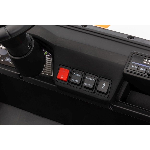 Dvivietis elektrinis visureigis vaikams Champion Pick-Up, baltas