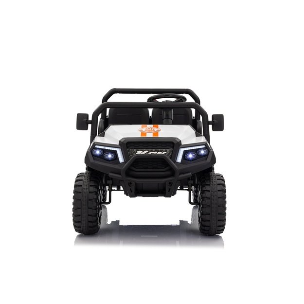 Dvivietis elektrinis visureigis vaikams Champion Pick-Up, baltas