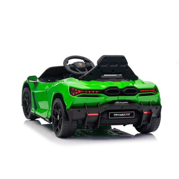 Vienvietis elektromobilis vaikams Lamborghini Revuelto, žalias