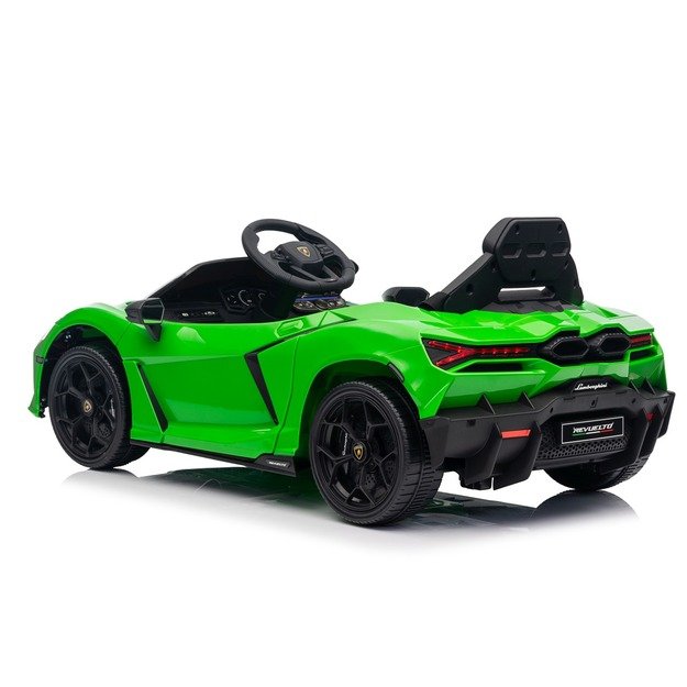 Vienvietis elektromobilis vaikams Lamborghini Revuelto, žalias