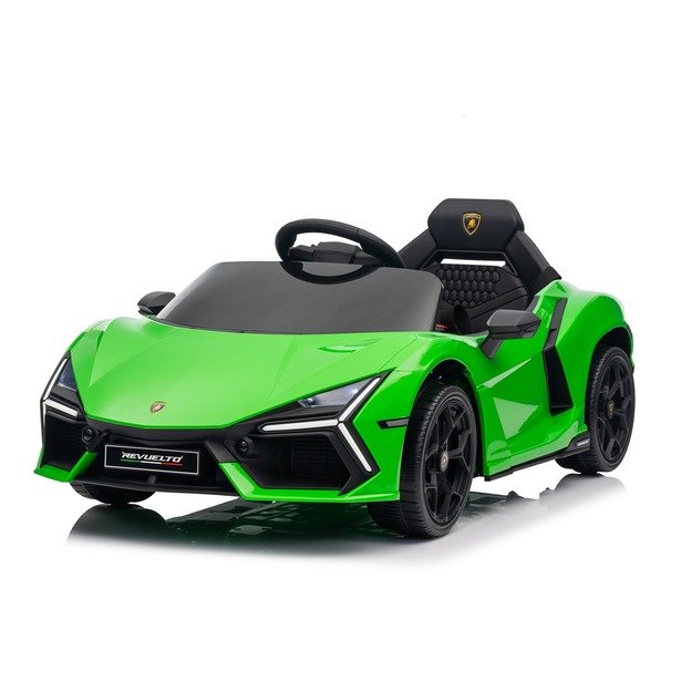 Vienvietis elektromobilis vaikams Lamborghini Revuelto, žalias