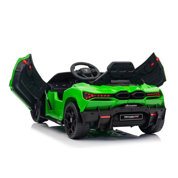 Vienvietis elektromobilis vaikams Lamborghini Revuelto, žalias