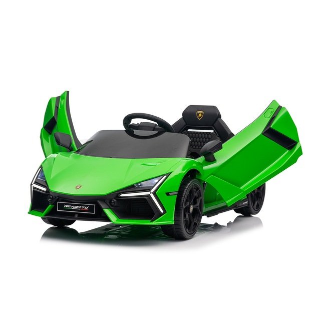 Vienvietis elektromobilis vaikams Lamborghini Revuelto, žalias
