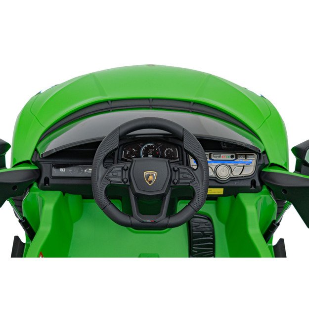 Vienvietis elektromobilis vaikams Lamborghini Revuelto, žalias