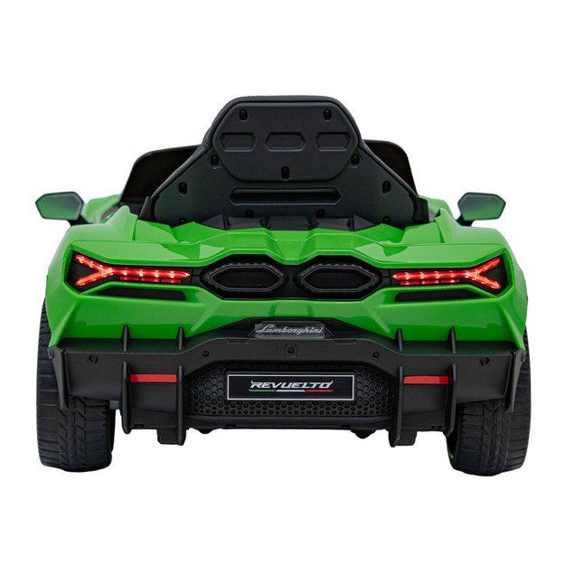 Vienvietis elektromobilis vaikams Lamborghini Revuelto, žalias