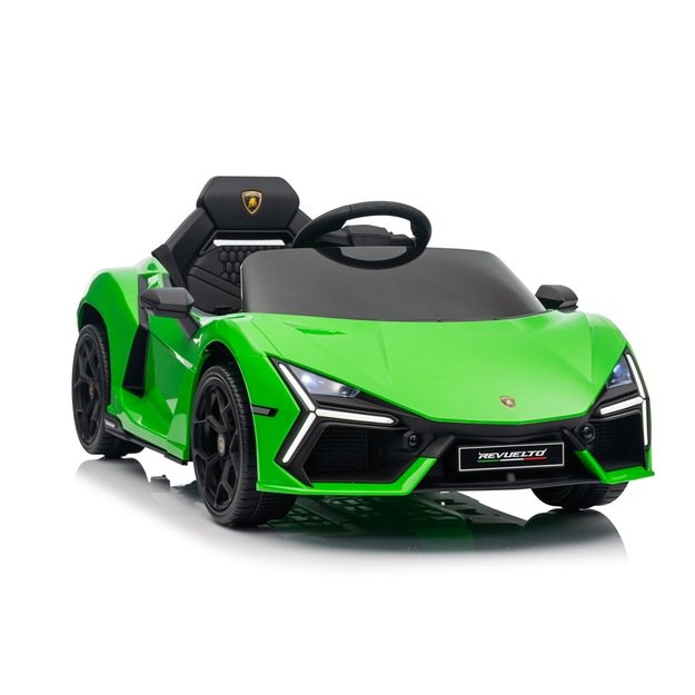 Vienvietis elektromobilis vaikams Lamborghini Revuelto, žalias