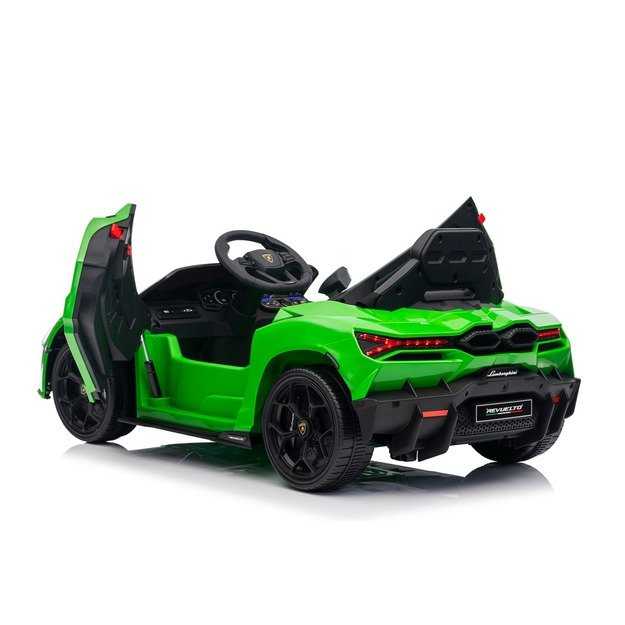 Vienvietis elektromobilis vaikams Lamborghini Revuelto, žalias