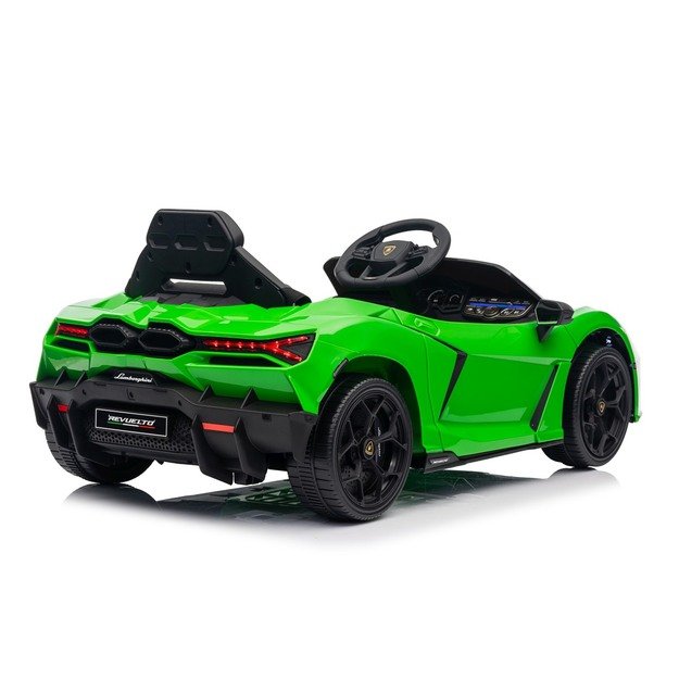 Vienvietis elektromobilis vaikams Lamborghini Revuelto, žalias