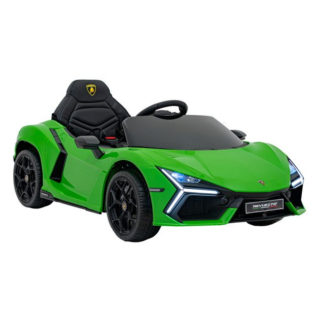 Vienvietis elektromobilis vaikams Lamborghini Revuelto, žalias