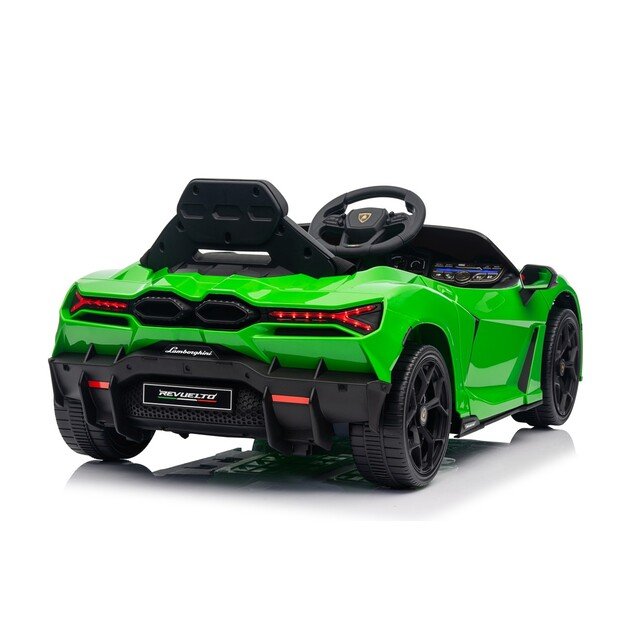 Vienvietis elektromobilis vaikams Lamborghini Revuelto, žalias