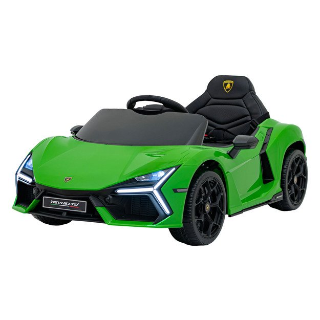 Vienvietis elektromobilis vaikams Lamborghini Revuelto, žalias