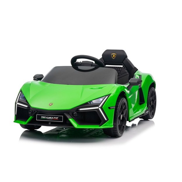 Vienvietis elektromobilis vaikams Lamborghini Revuelto, žalias