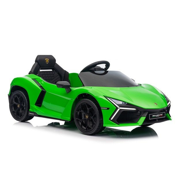 Vienvietis elektromobilis vaikams Lamborghini Revuelto, žalias