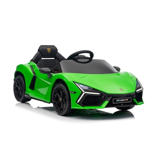 Vienvietis elektromobilis vaikams Lamborghini Revuelto, žalias
