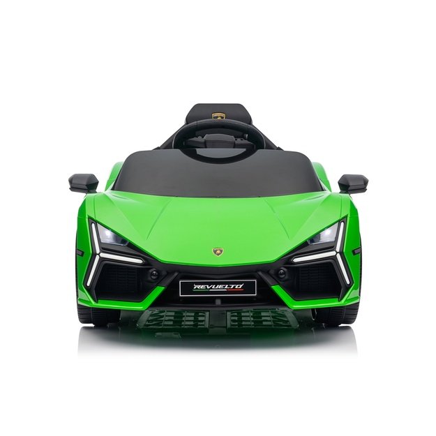 Vienvietis elektromobilis vaikams Lamborghini Revuelto, žalias