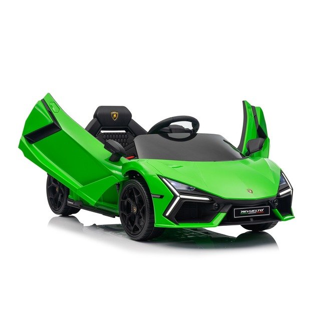 Vienvietis elektromobilis vaikams Lamborghini Revuelto, žalias