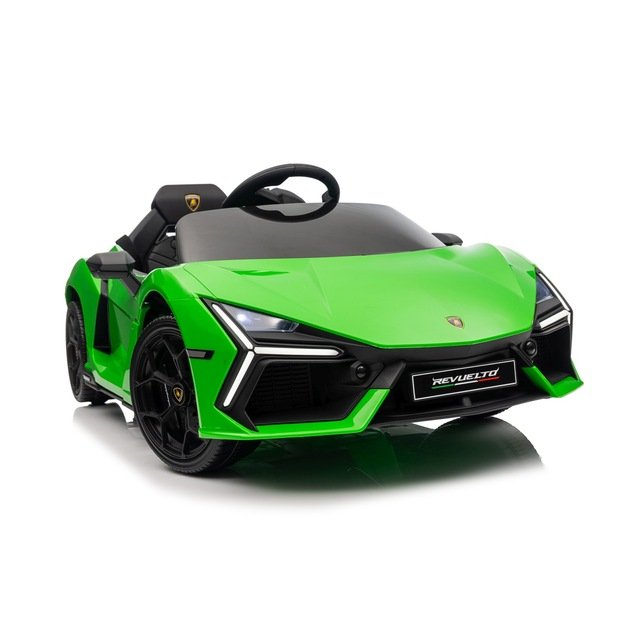 Vienvietis elektromobilis vaikams Lamborghini Revuelto, žalias