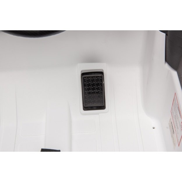 Vienvietis elektrinis džipas vaikams Toyota Land Cruiser PRADO, baltas