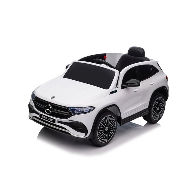 Vienvietis elektrinis džipas vaikams Mercedes Benz EQA 250, baltas