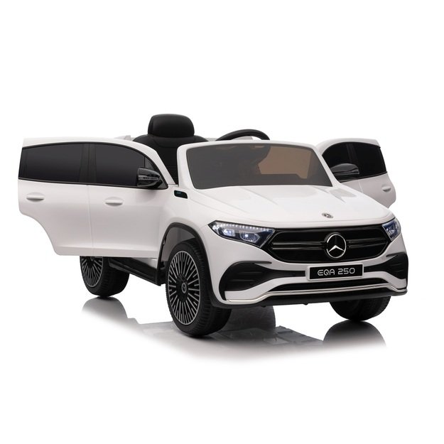Vienvietis elektrinis džipas vaikams Mercedes Benz EQA 250, baltas