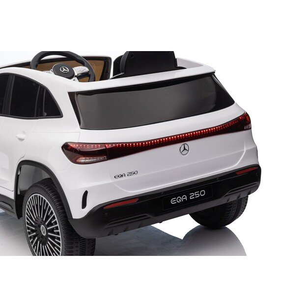 Vienvietis elektrinis džipas vaikams Mercedes Benz EQA 250, baltas