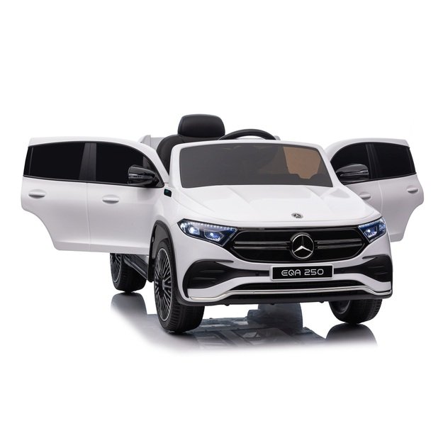 Vienvietis elektrinis džipas vaikams Mercedes Benz EQA 250, baltas