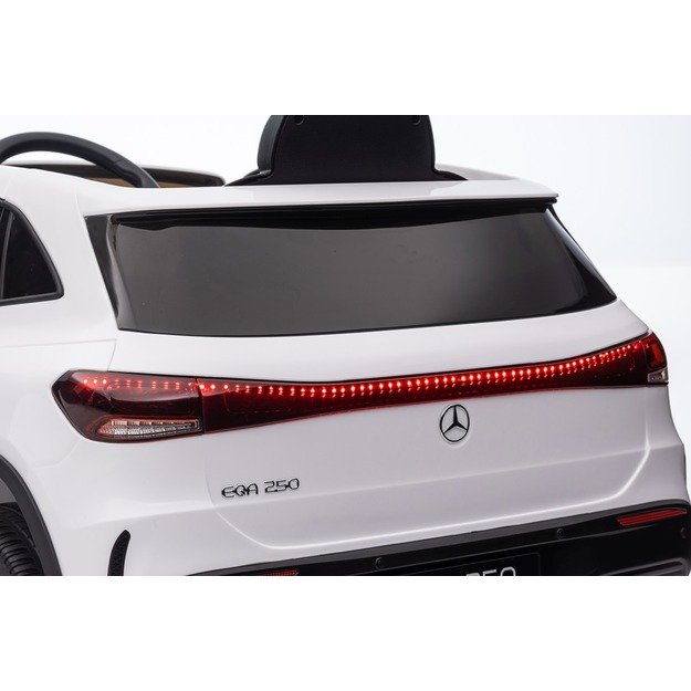 Vienvietis elektrinis džipas vaikams Mercedes Benz EQA 250, baltas