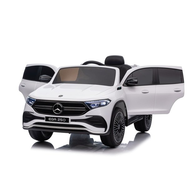Vienvietis elektrinis džipas vaikams Mercedes Benz EQA 250, baltas