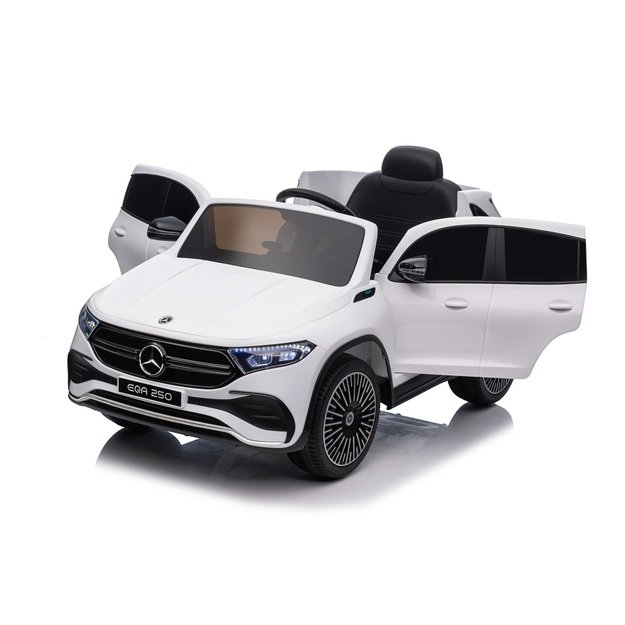 Vienvietis elektrinis džipas vaikams Mercedes Benz EQA 250, baltas