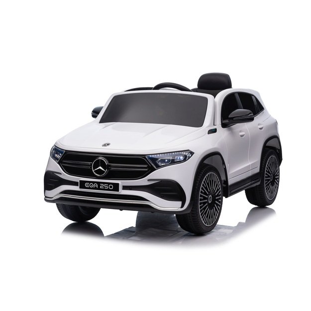 Vienvietis elektrinis džipas vaikams Mercedes Benz EQA 250, baltas