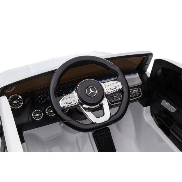Vienvietis elektrinis džipas vaikams Mercedes Benz EQA 250, baltas