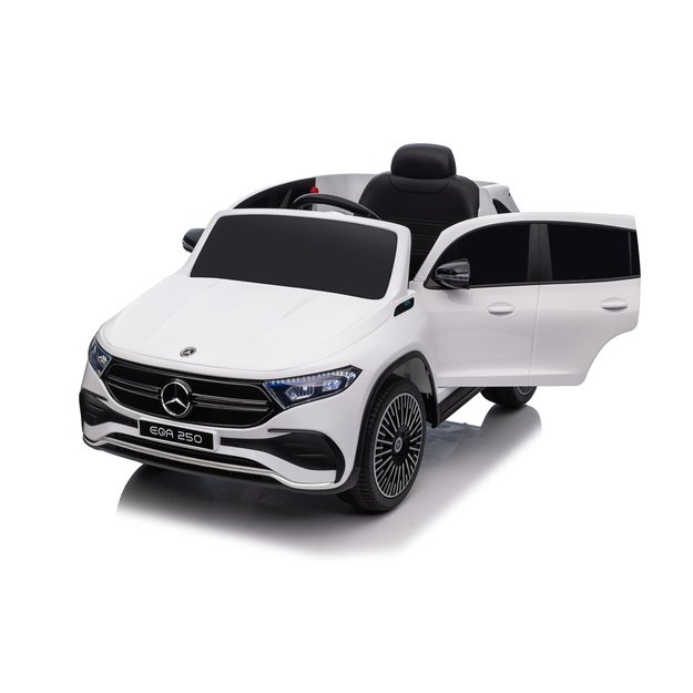 Vienvietis elektrinis džipas vaikams Mercedes Benz EQA 250, baltas