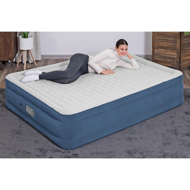 Pripučiamas dvivietis čiužinys 203x152x46cm, Bestway 67624