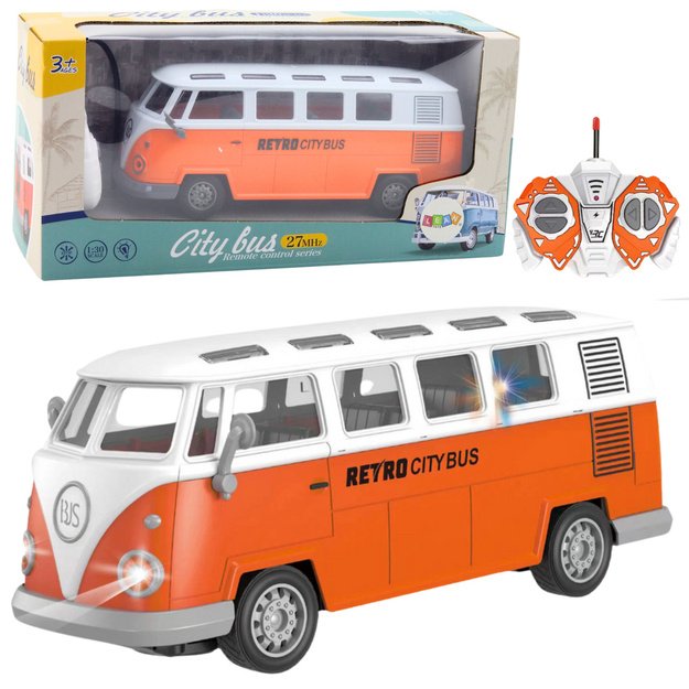 Nuotoliniu būdu valdomas Retro miesto autobusas 1:30