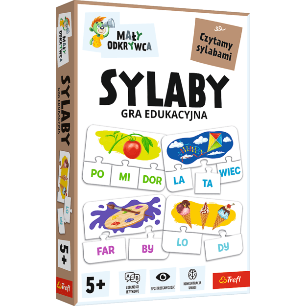 Stalo žaidimas vaikams „Skiemenys“ Trefl 02813 