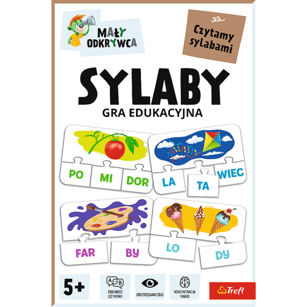 Stalo žaidimas vaikams „Skiemenys“ Trefl 02813 