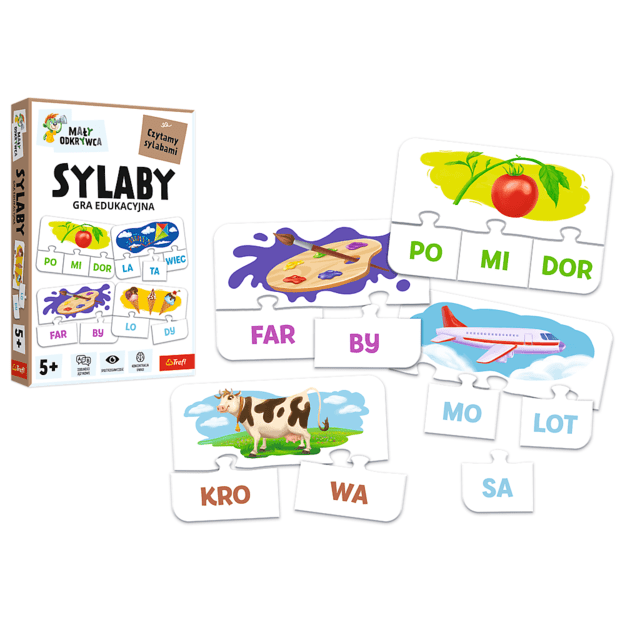 Stalo žaidimas vaikams „Skiemenys“ Trefl 02813 