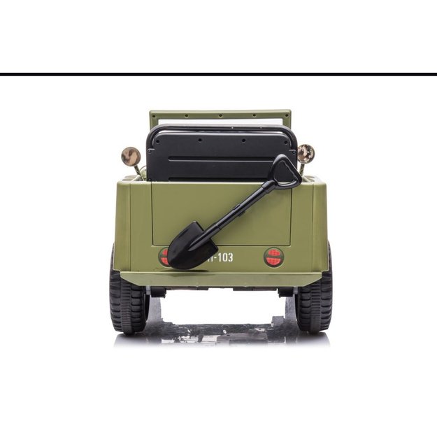 Vienvietis elektromobilis džipas JH-103 4x4, chaki