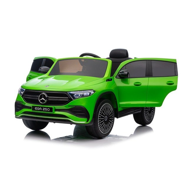 Vienvietis elektrinis džipas vaikams Mercedes Benz EQA 250, žalias