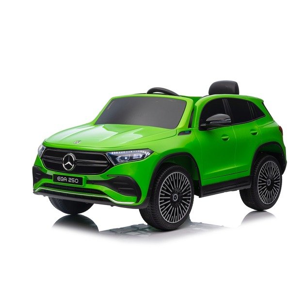 Vienvietis elektrinis džipas vaikams Mercedes Benz EQA 250, žalias