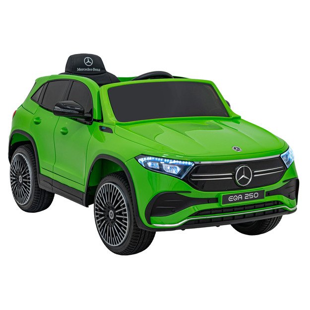 Vienvietis elektrinis džipas vaikams Mercedes Benz EQA 250, žalias