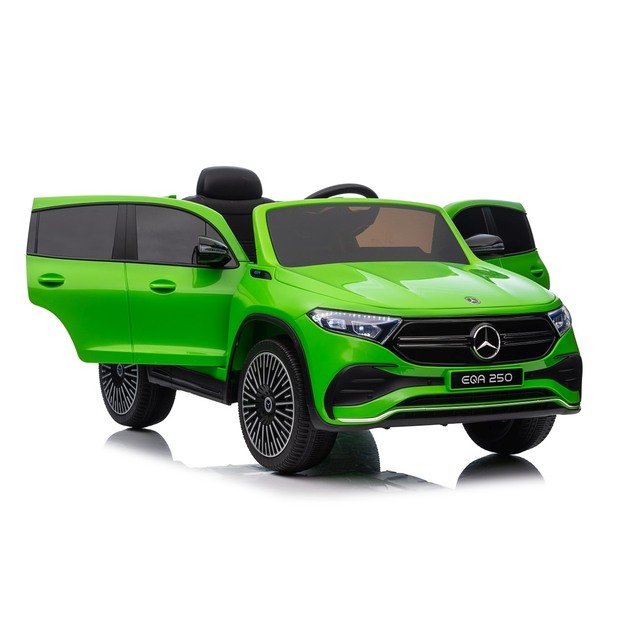 Vienvietis elektrinis džipas vaikams Mercedes Benz EQA 250, žalias