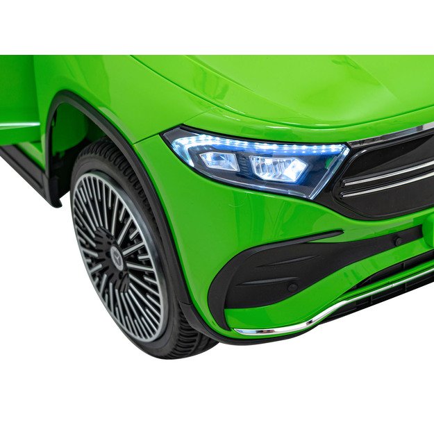 Vienvietis elektrinis džipas vaikams Mercedes Benz EQA 250, žalias