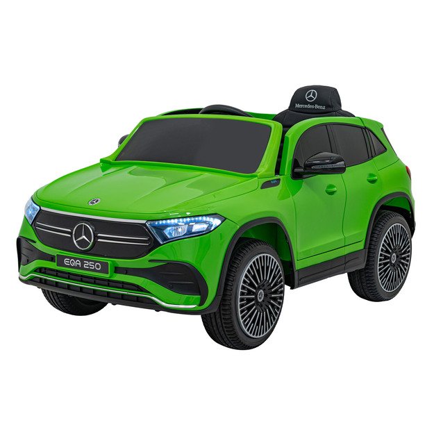 Vienvietis elektrinis džipas vaikams Mercedes Benz EQA 250, žalias