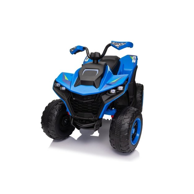 Vienvietis elektrinis keturratis vaikams Quad Fast Wheel, mėlynas