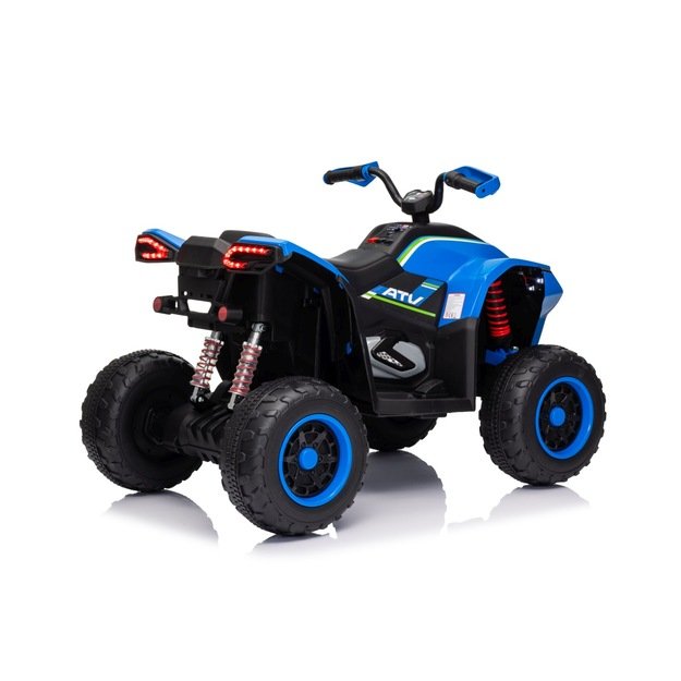 Vienvietis elektrinis keturratis vaikams Quad Fast Wheel, mėlynas