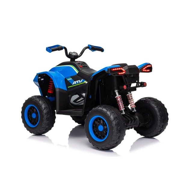 Vienvietis elektrinis keturratis vaikams Quad Fast Wheel, mėlynas